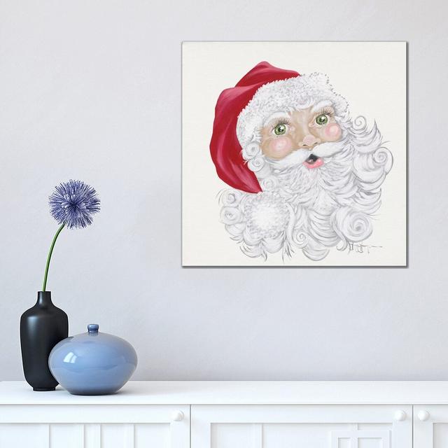 Green Eyed Elf by Hollihocks Art - Wrapped Canvas Print The Seasonal Aisle Size: 45.72cm H x 45.72cm W x 3.81cm D on Productcaster.