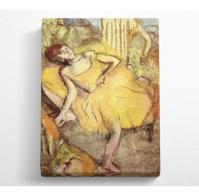 Degas Sitting Dancer With The Right Leg Up - Print ClassicLiving Size: 81.3cm H x 50.8cm W x 10cm D on Productcaster.