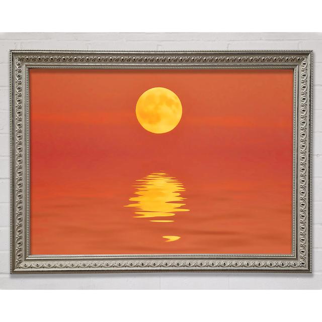 Surreal Sun Reflections Framed Print House of Hampton Size: 84.1cm H x 118.9cm W on Productcaster.