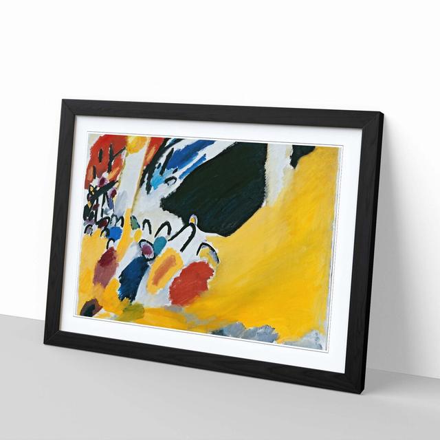 Composition by Wassily Kandinsky Framed Painting Print East Urban Home Frame Colour: Black on Productcaster.