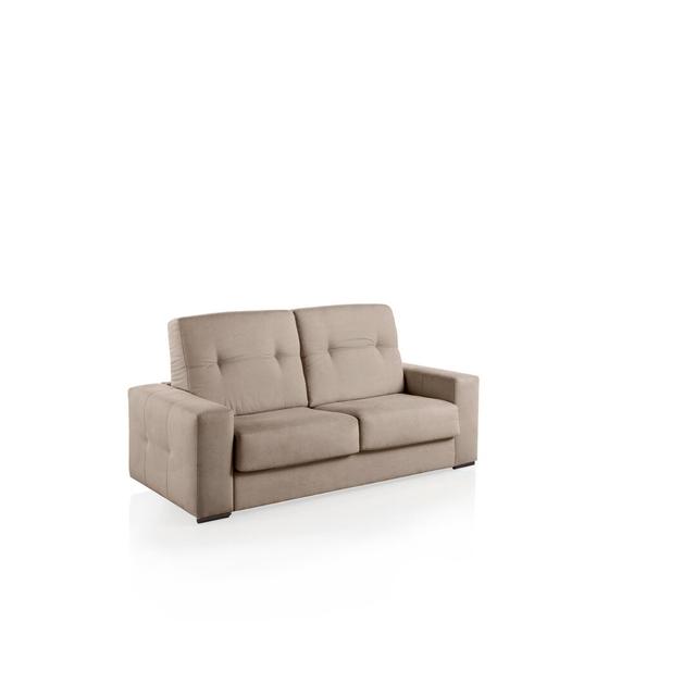 Schlafsofa Groningen Ebern Designs Polsterfarbe: Sand on Productcaster.