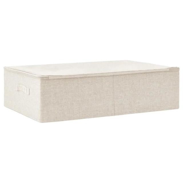 Storage Box Fabric 70x40x18 cm Ebern Designs Colour: White on Productcaster.