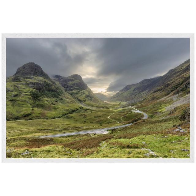 Gladbrook Scotland Highlands - Single Picture Frame Art Prints Alpen Home Size: 31cm H x 46cm W x 4cm D, Frame Option: White Framed on Productcaster.