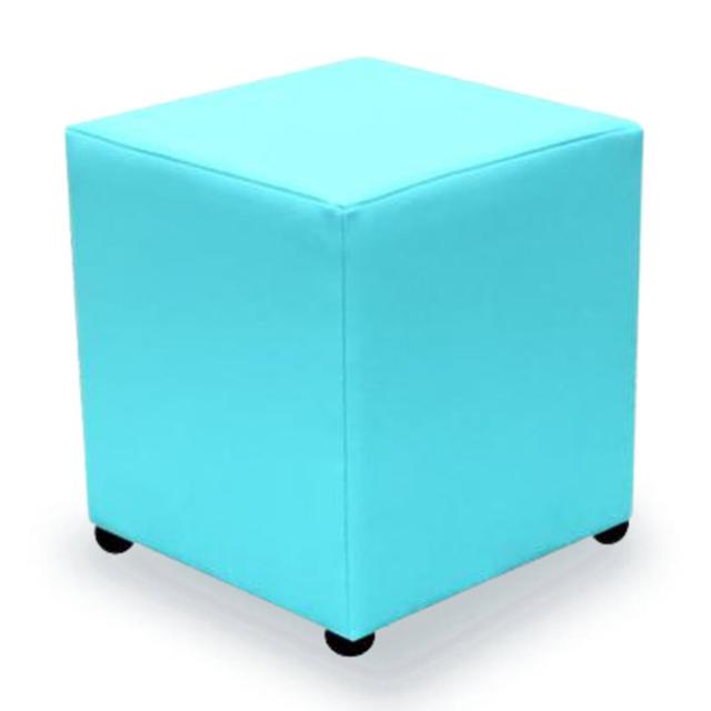 Hocker Elnor Ebern Designs Farbe der Polsterung: Türkis on Productcaster.