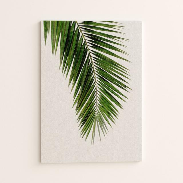 'Palm Leaf I' - Graphic Art Print on Paper East Urban Home Format: No Frame, Size: 60 cm H x 42 cm W x 1 cm D on Productcaster.