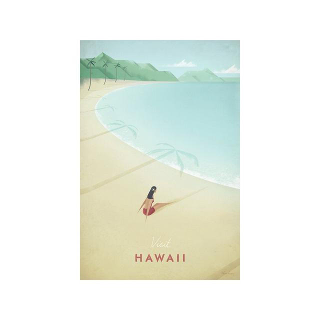 'Hawaii' Graphic Art on Wrapped Canvas East Urban Home Size: 101.6cm H x 66.04cm W x 1.91cm D on Productcaster.