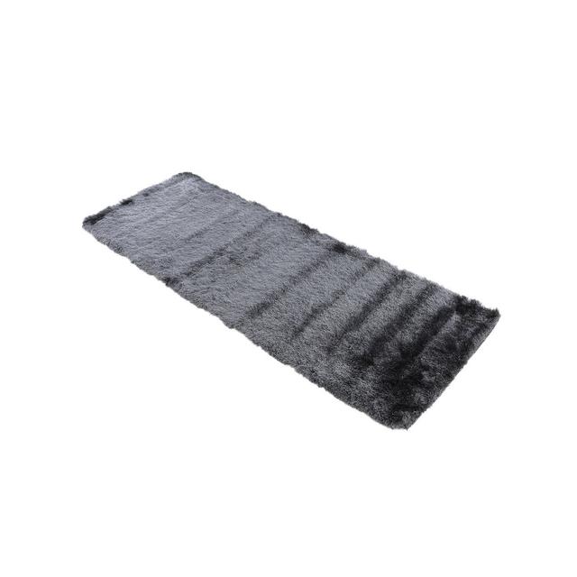 Breeze Power Loom Dark Grey Rug Carpetfine Rug Size: Runner 80 x 350cm on Productcaster.