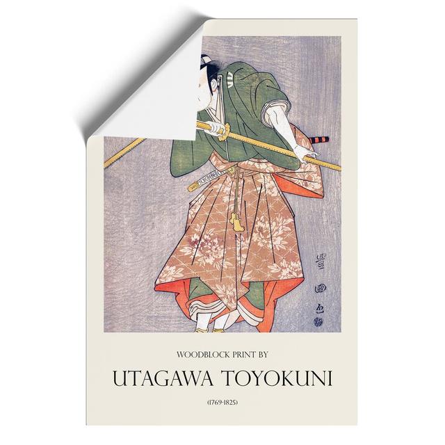 Nizaemon in Ceremonial Robes by Utagawa Toyokuni - Unframed Graphic Art East Urban Home Size: 59cm H x 42cm W x 0.1cm D on Productcaster.