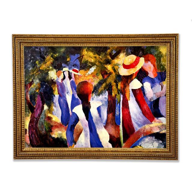 Girls In The Open by August Macke - Single Picture Frame Art Prints Bright Star Size: 29.7cm H x 42cm W x 3cm D on Productcaster.