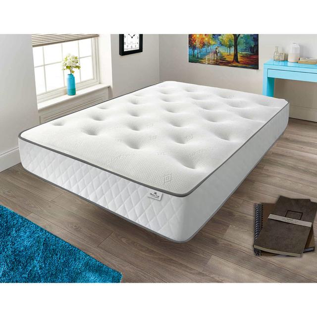 Aubriana Symple Stuff Open Coil Mattress Symple Stuff Size: Kingsize (5') on Productcaster.