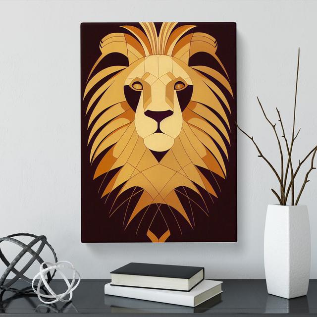 Lion Deco Vol.1 - Wrapped Canvas Graphic Art Latitude Vive Size: 50cm H x 35cm W x 3cm D on Productcaster.