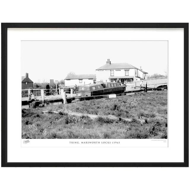 'Tring, Marsworth Locks C1965' by Francis Frith - Picture Frame Photograph Print on Paper The Francis Frith Collection Size: 28cm H x 36cm W x 2.3cm D on Productcaster.