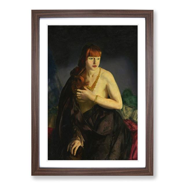 Nude with Red Hair by George Bellows - Picture Frame Painting East Urban Home Frame Option: Walnut Framed, Size: 65cm H x 48cm W x 2cm D on Productcaster.