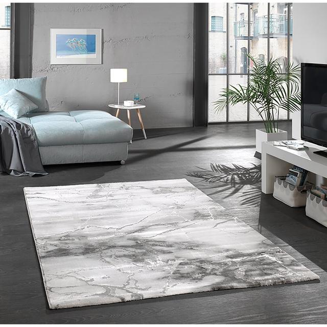 Senna Abstract Machine Woven Area Rug Etta Avenue Rug Size: Runner 80 x 300cm on Productcaster.