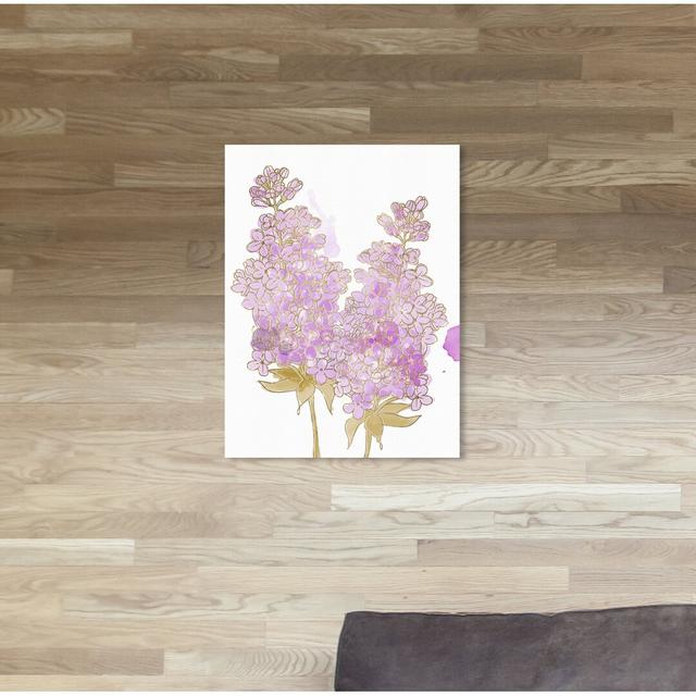 Lilac - Painting East Urban Home Size: 41cm H x 30cm W x 3.81cm D, Format: Wrapped Canvas on Productcaster.