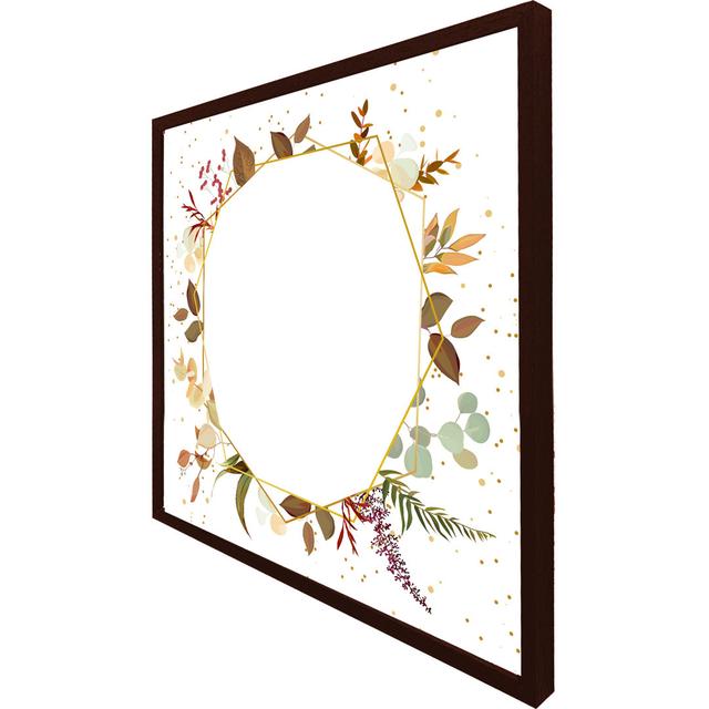 Lillet Autumn Flowers - Single Picture Frame Print Rosdorf Park Size: 51cm H x 51cm W x 4cm D, Frame Colour: Brown Framed on Productcaster.