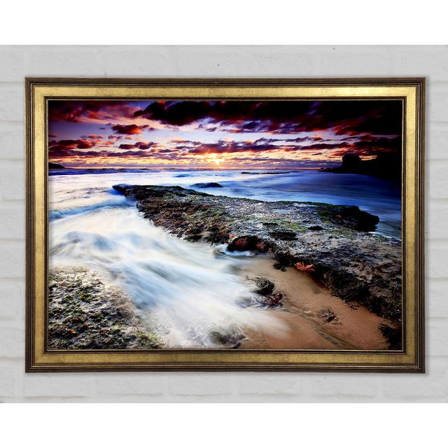 The Swell Of The Ocean - Print Highland Dunes Size: 29.7cm H x 42cm W x 1.5cm D on Productcaster.