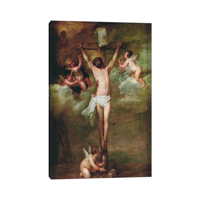 Christ Attended By Angels Holding Chalices by Peter Paul Rubens - Wrapped Canvas Print Astoria Grand Size: 152.4cm H x 101.6cm W x 3.81cm D on Productcaster.