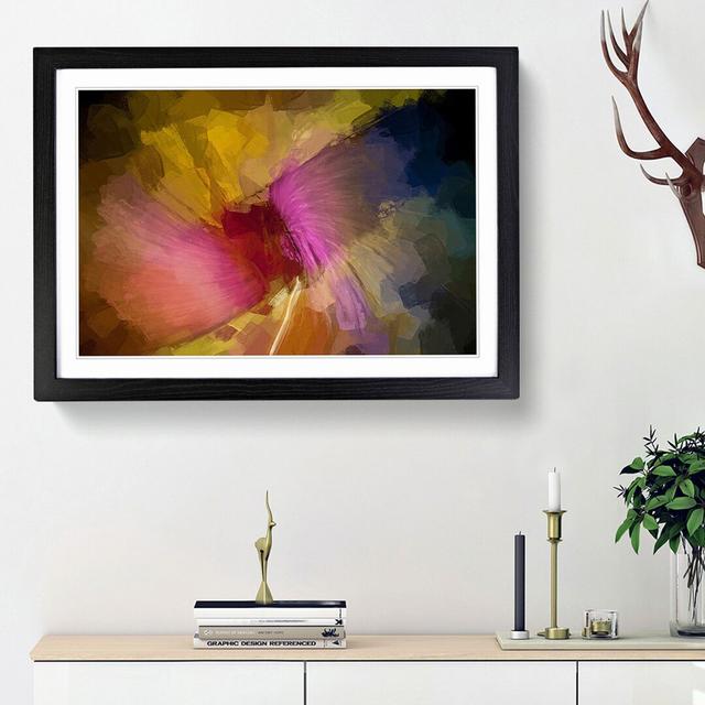 Freedom in Abstract - Picture Frame Painting Print East Urban Home Frame Option: Black Framed, Size: 36cm H x 48cm W x 2cm D on Productcaster.