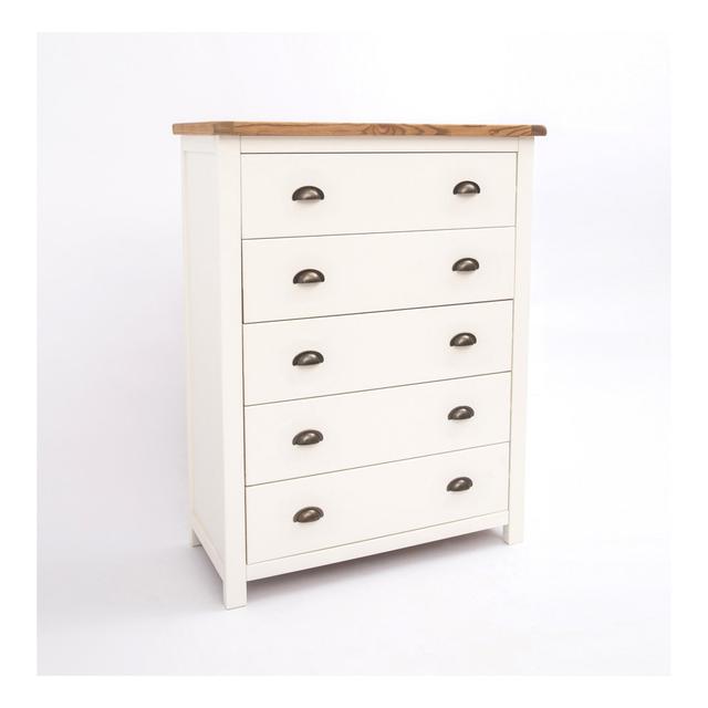 5 Drawer 90Cm W Chest of Drawers Brambly Cottage on Productcaster.