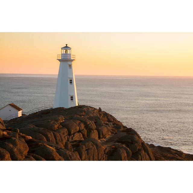 Cape Spear lLighthouse - Wrapped Canvas Photograph Breakwater Bay Size: 51cm H x 76cm W x 3.8cm D on Productcaster.