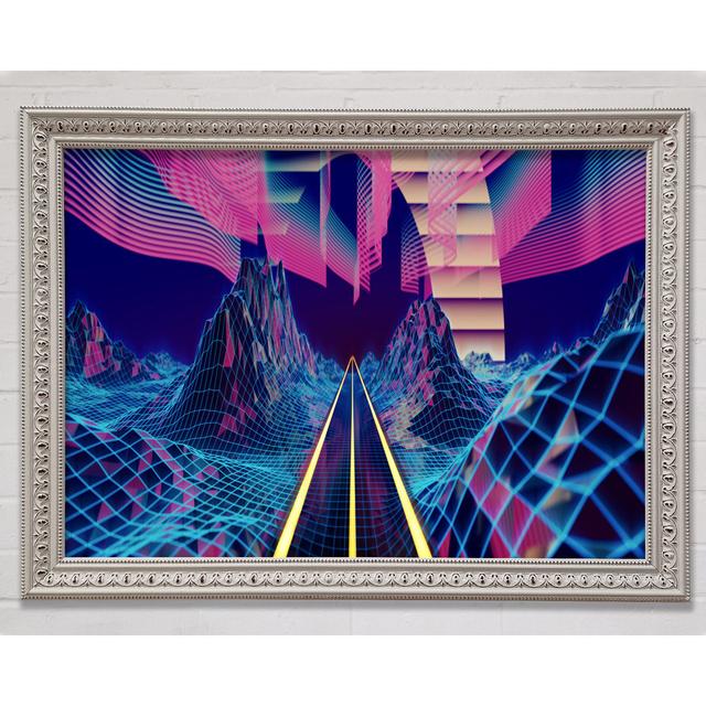 Road To The Future Framed Print Ivy Bronx Size: 100cm H x 141.4cm W x 3cm D on Productcaster.