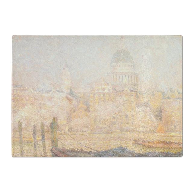 St. Pauls Cathedral by Henri Le Sidaner Chopping Board East Urban Home Size: 0.4cm H x 20cm W x 28.5cm L on Productcaster.