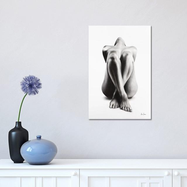 Nude Woman Charcoal Study 63 by Ashvin Harrison - Painting Print on Canvas Etta Avenue Size: 45.72cm H x 30.48cm W x 1.91cm D, Format: Wrapped Canvas on Productcaster.