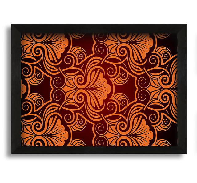 Symmetrical - Picture Frame Graphic Art on Canvas Ophelia & Co. Size: 60cm H x 84cm W x 10cm D on Productcaster.