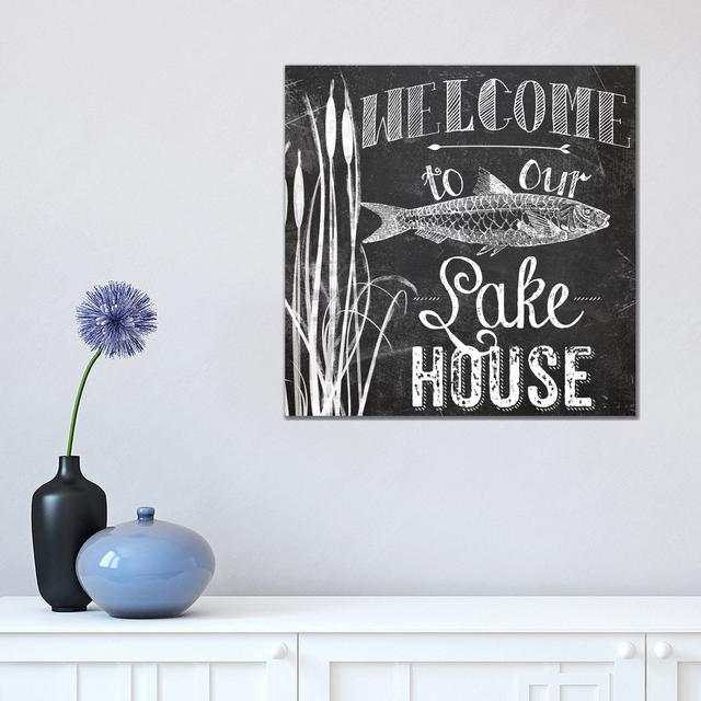 Lake House I by Color Bakery - Wrapped Canvas Print Brambly Cottage Size: 45.72cm H x 45.72cm W x 3.81cm D on Productcaster.