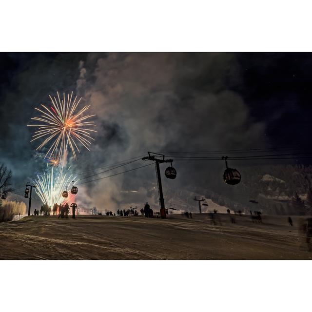 Fireworks and Gondolas by Darren_Bridges - Wrapped Canvas Photograph Ebern Designs Size: 61cm H x 91cm W x 3.8cm D on Productcaster.