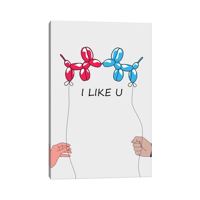 I Like U II Happy Larry Size: 45.72cm H x 30.48cm W x 1.91cm D on Productcaster.