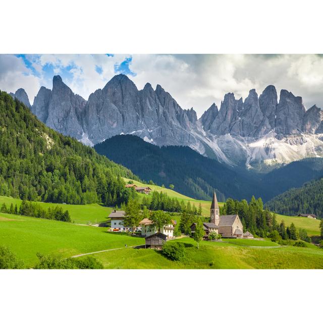 Adin Val Di Funes, Italy - Wrapped Canvas Print Alpen Home Size: 61cm H x 91cm W x 3.8cm D on Productcaster.