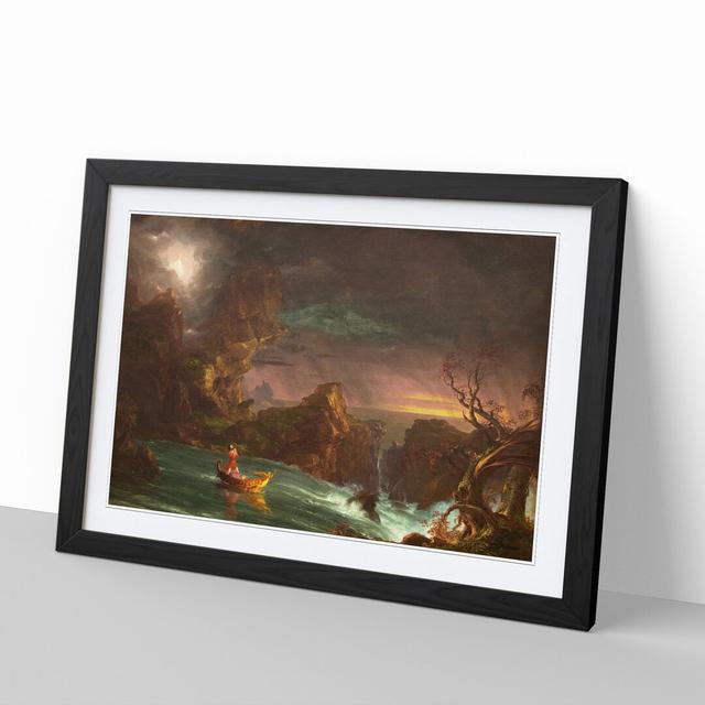 The Voyage of Life Manhood by Thomas Cole - Picture Frame Painting East Urban Home Frame Option: Black, Size: 48cm H x 65cm W x 2cm D on Productcaster.