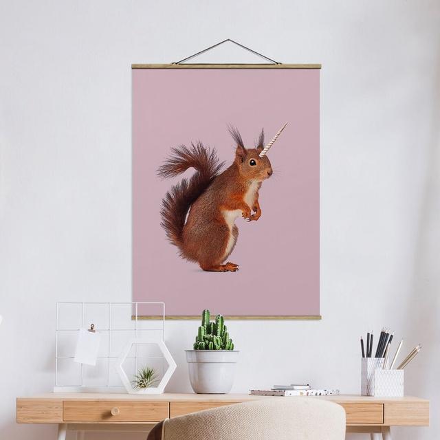 Unicorn by Jonas Loose - Graphic Art Print Union Rustic Size: 66.4cm H x 50cm W x 0.3cm D on Productcaster.