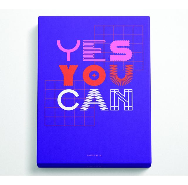 Yes You Can - Single Picture Frame Art Prints on Canvas Bright Star Size: 50.8cm H x 35.6cm W x 10cm D on Productcaster.