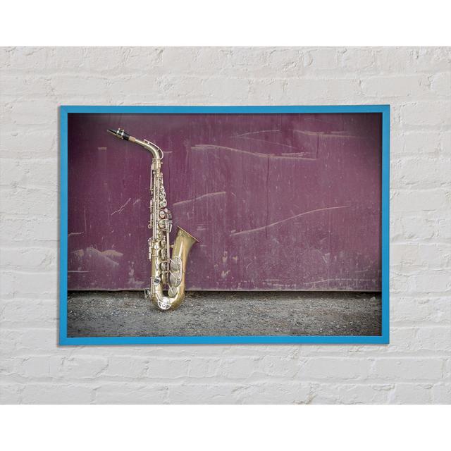 Saxophone - Single Picture Frame Art Prints Rosalind Wheeler Size: 42cm H x 59.7cm W x 2cm D on Productcaster.