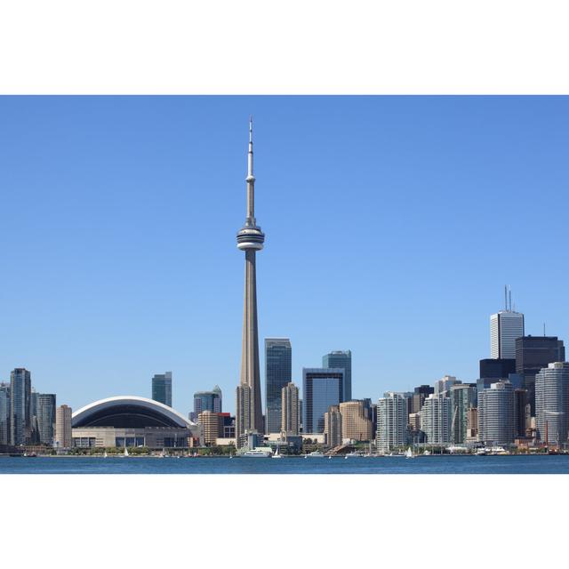 Toronto Skyline by Sumnersgraphicsinc - Wrapped Canvas Photograph 17 Stories Size: 20cm H x 30cm W on Productcaster.