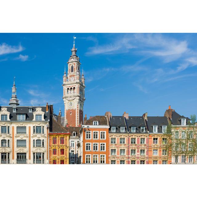 View on Chamber of Commerce in Lille by Sergiyn - Wrapped Canvas Photograph 17 Stories Size: 81cm H x 122cm W on Productcaster.