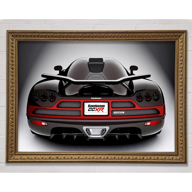 Koenigsegg CCXR Rear - Single Picture Frame Art Prints Ebern Designs Size: 21cm H x 29.7cm W on Productcaster.