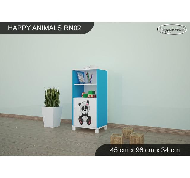 45cm W Chip Resistant Animals Kids Cube Happy Babies Colour: Blue on Productcaster.