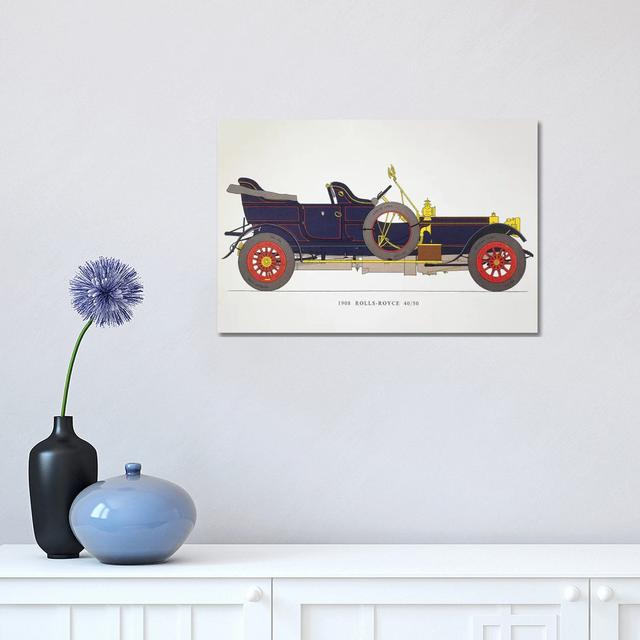 Auto: Rolls-Royce, 1908 - Wrapped Canvas Graphic Art Borough Wharf Size: 30.48cm H x 45.72cm W x 1.91cm D on Productcaster.