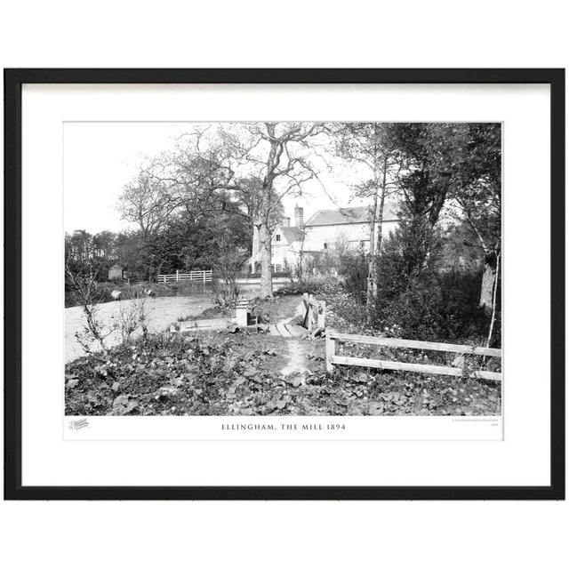 Ellingham, The Mill 1894 by Francis Frith - Single Picture Frame Print The Francis Frith Collection Size: 60cm H x 80cm W x 2.3cm D on Productcaster.