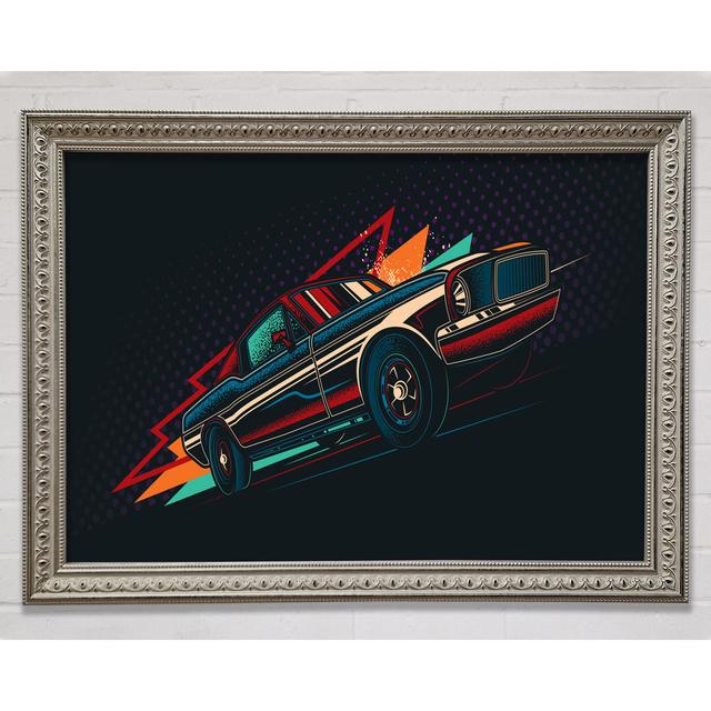 Ford Mustang Speed - Print Bright Star Size: 29.7cm H x 42cm W on Productcaster.