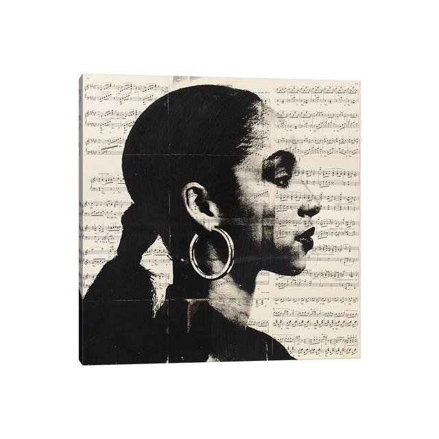 Sade - Music Notes - Print on Canvas Ebern Designs Format: Wrapped Canvas, Size: 66.04cm H x 66.04cm W x 1.91cm D on Productcaster.