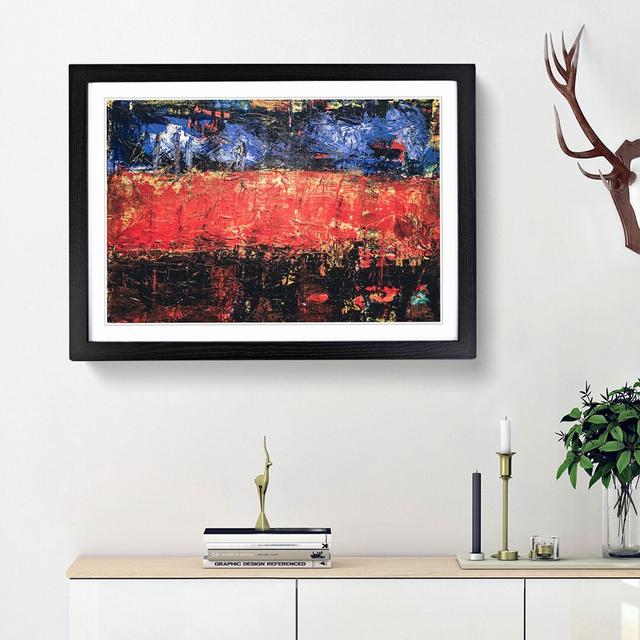 Abstract Art Painting Vol.225 by S.Johnson - Picture Frame Painting Print East Urban Home Frame Option: Black Framed, Size: 36cm H x 48cm W x 2cm D on Productcaster.