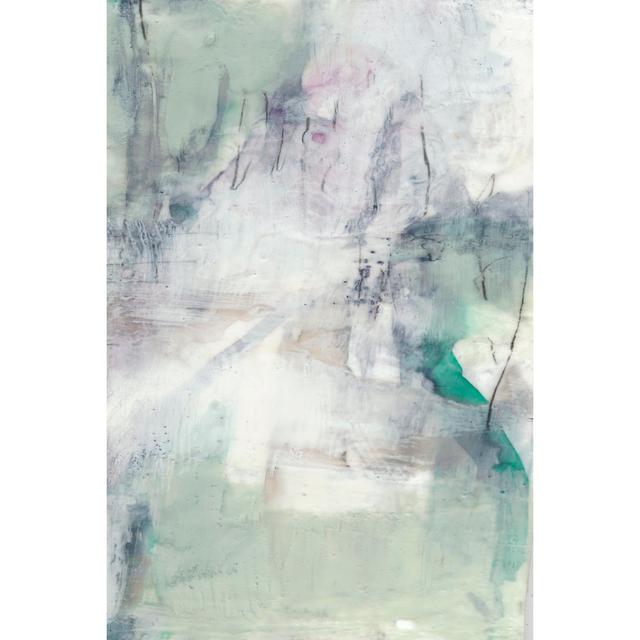 Indigo & Mint II by Jennifer Goldberger - Wrapped Canvas Graphic Art Ivy Bronx Size: 122cm H x 81cm W on Productcaster.