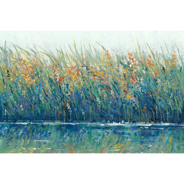 Wildflower Reflection II - Wrapped Canvas Painting Print Rosalind Wheeler Size: 20cm H x 30cm W x 3.8cm D on Productcaster.