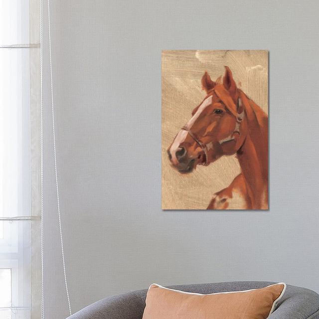 Thoroughbred I by Jacob Green - Wrapped Canvas Painting ClassicLiving Size: 66.04cm H x 45.72cm W x 3.81cm D on Productcaster.