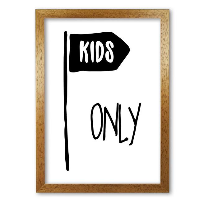 Kids Only - Print East Urban Home Size: 42 cm H x 30 cm W x 1 cm D, Format: No Frame on Productcaster.